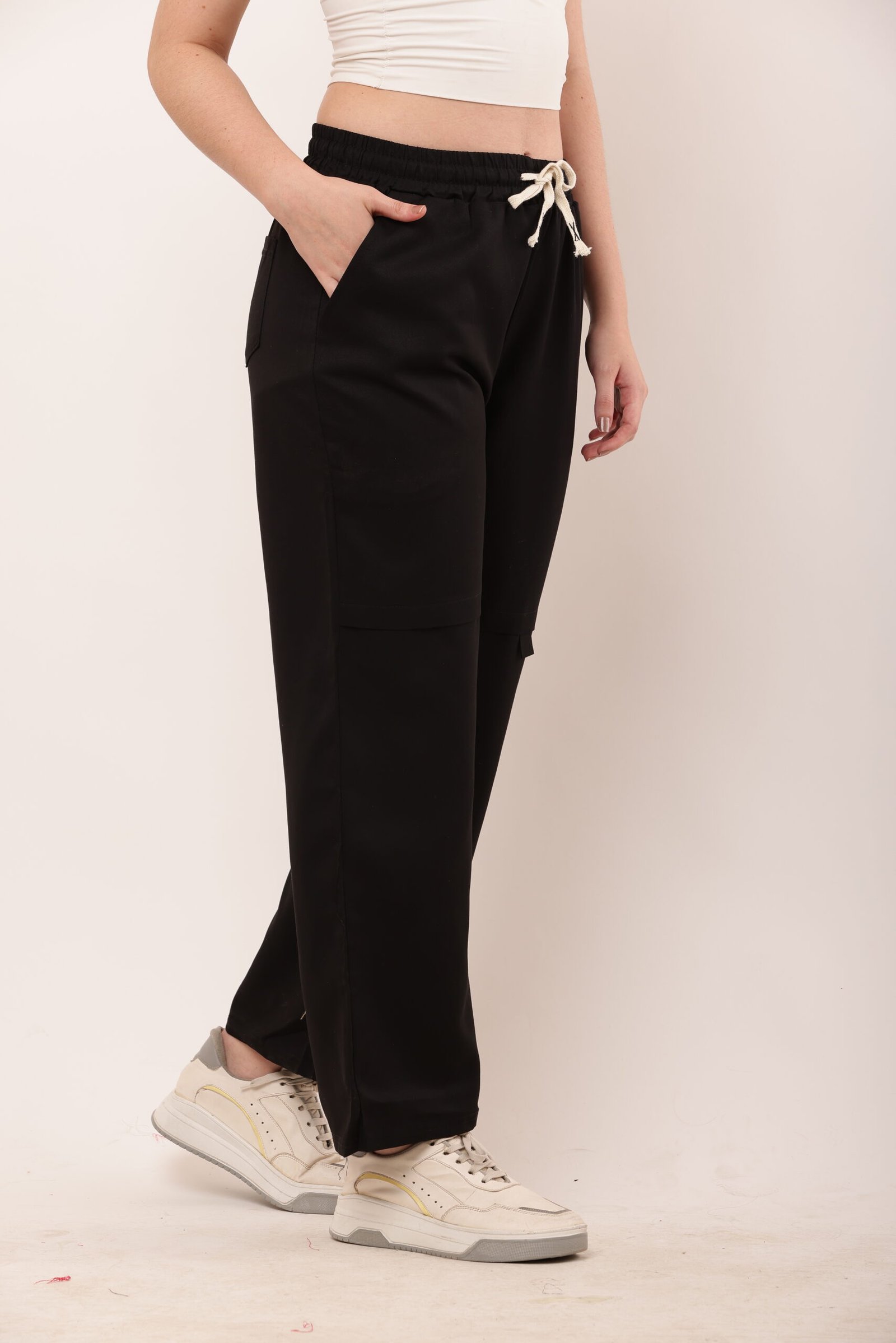 Black lycra trouser - Image 3