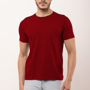 Maroon Regular fit T-shirt