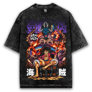 Luffy with Dragon Acid Washed Tee