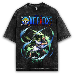 Zoro One Piece Acid Washed Tee