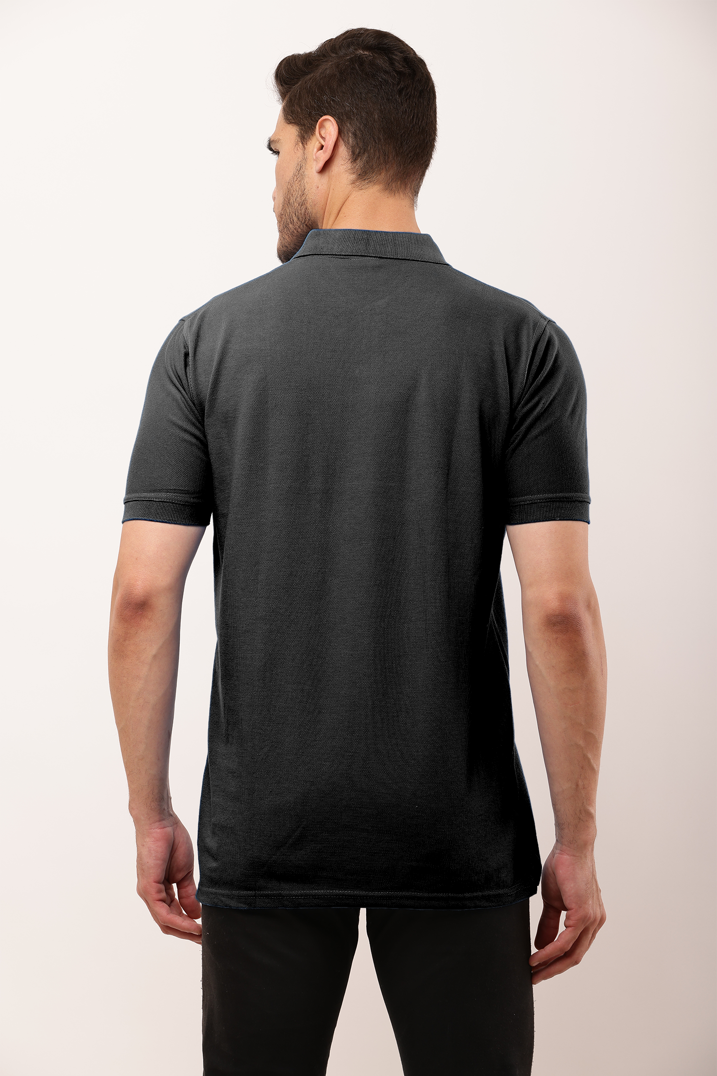 Premium Black Polo Tee - Image 4