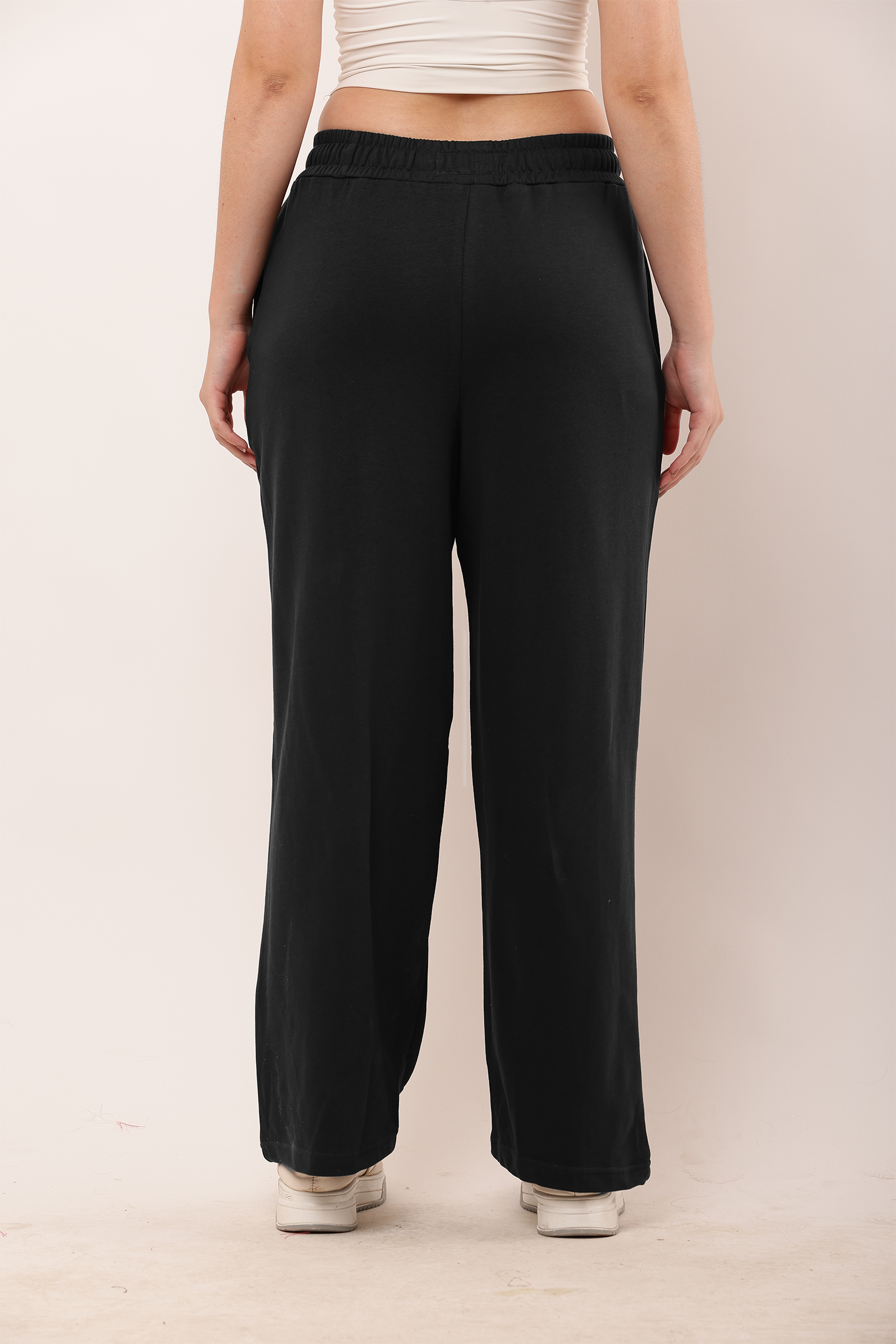 Black Cotton trouser - Image 2