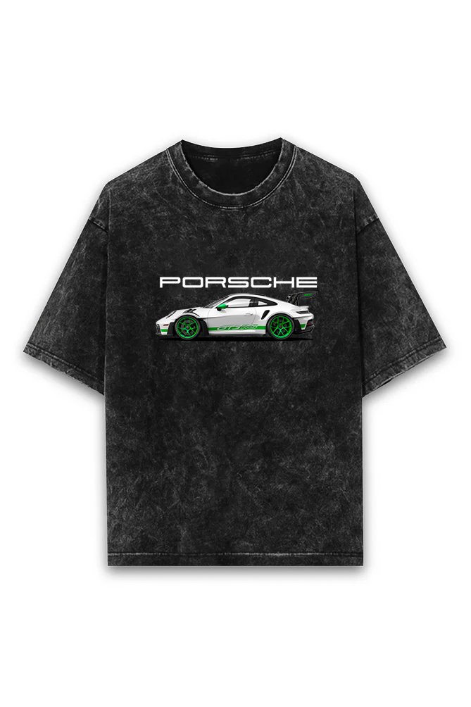 Porsche 911 Design Acid Wash Tee - Image 2