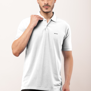 Premium White Polo Tee