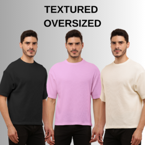 Textured Oversized T-shirts